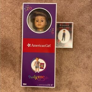 NEW in box! American Girl Doll Truly Me Doll 104 + Janie&Jack Outfit